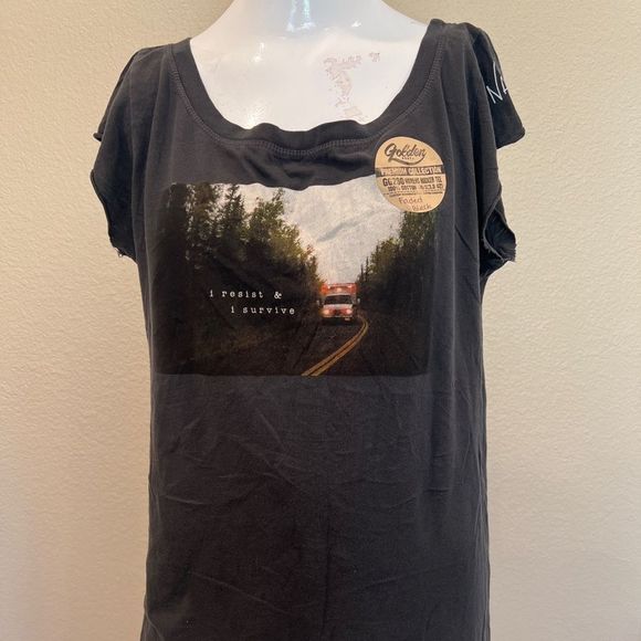 Nahko and Medicine For The People T-Shirt Sz.L Faded black NWT - Picture 1 of 8